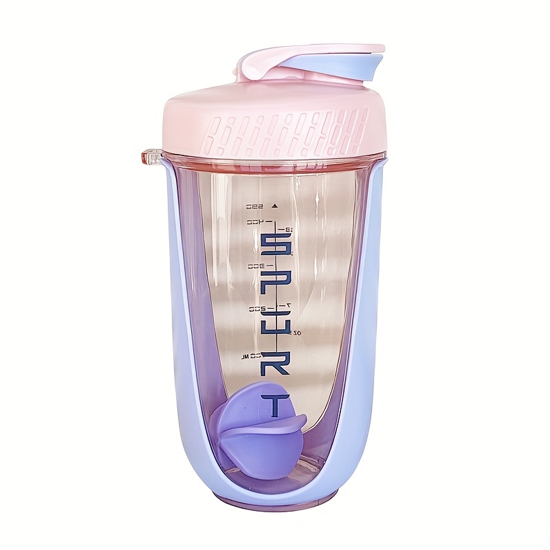 Frosted Protein Shaker Cup Milkshake Sports Bottle Outdoor - Temu