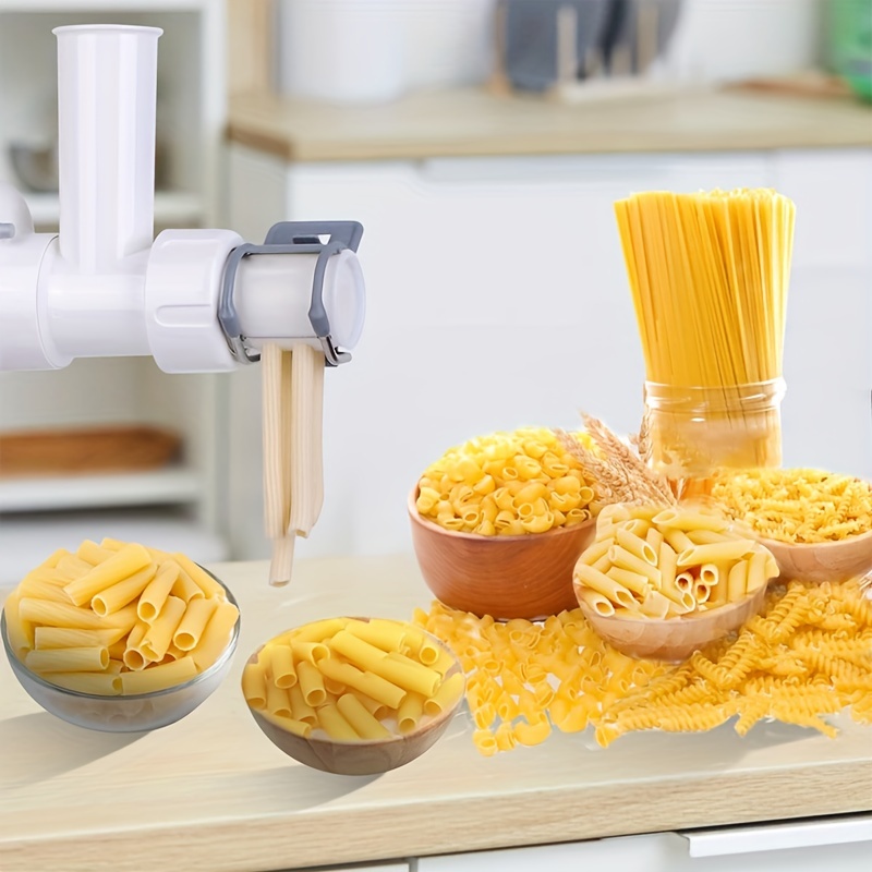 Pasta Maker Attachment For Kitchenaid Stand Mixers With 6 Different Shapes  Of Pasta Outlet, Durable Pasta Press Attachments, Kitchen Stuff, Kitchen  Tools - Temu
