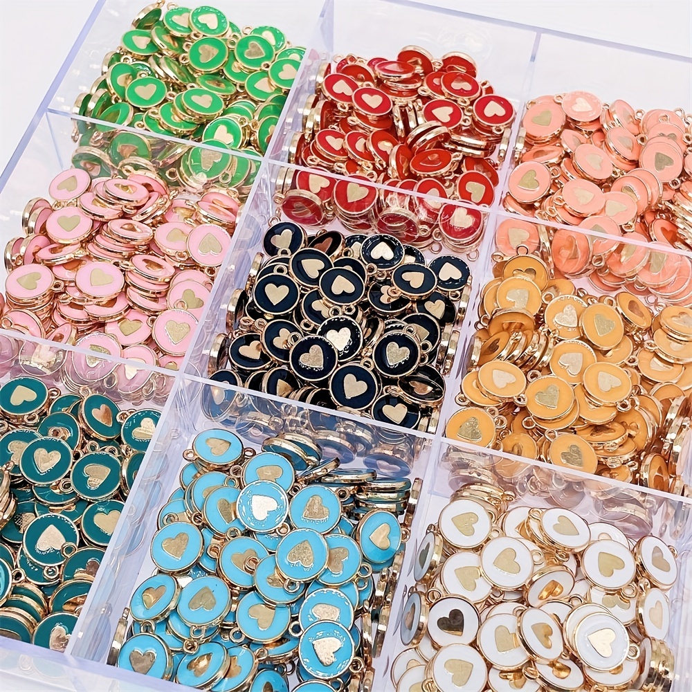 Metal Drop Oil Bulk Charms For Jewelry Making Supplies Colored