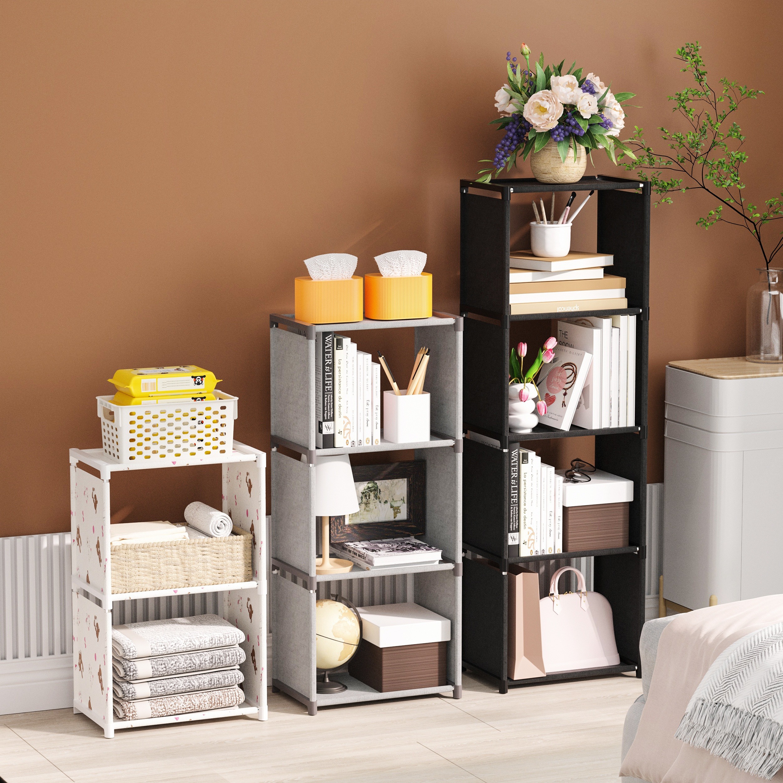 Simple Storage Rack Living Room Small Bookcase Mini Toy - Temu