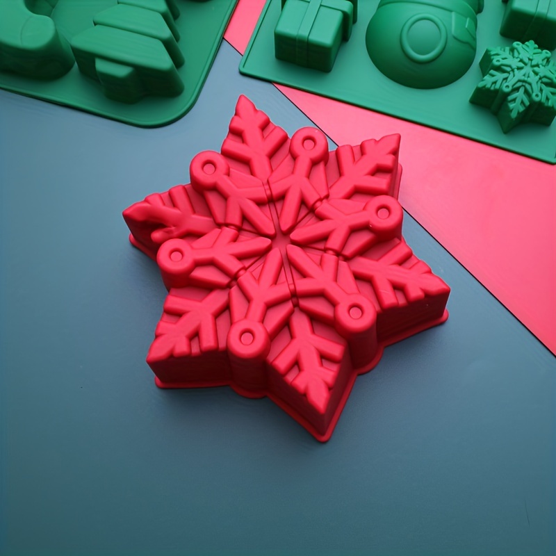 Christmas Snowflake Fondant Mold Food Grade Silicone Mold - Temu