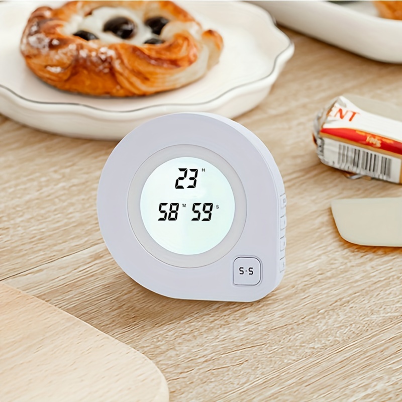 Digital Timing Food Thermometer Temperature Meter with Timer