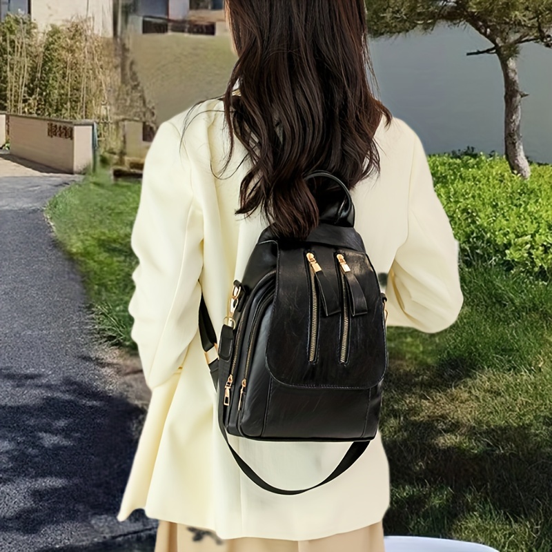  Mochila para mujer, informal, de moda, para viaje