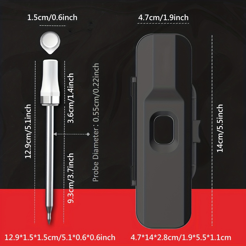 Smart Meat Thermometer Truly Wireless Meat Thermometer - Temu