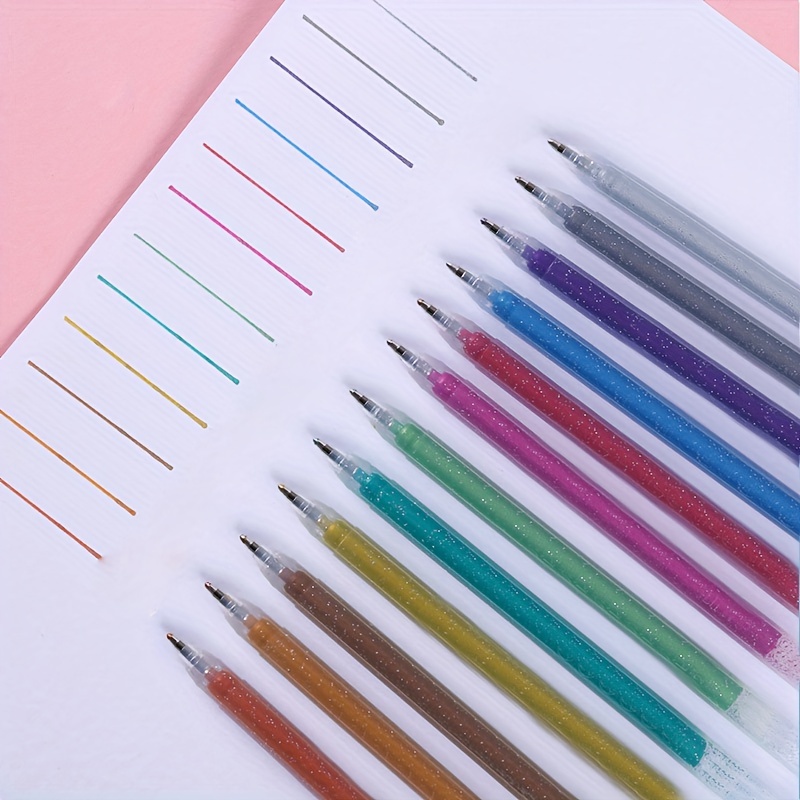 1 Pack (10pcs Different Colors Glitter Glue Sticks) - Non-Toxic Washable  Glitter Glue Sticks Set, DIY Art & Craft Glitter Pens, Glitter Glue Gel Pens