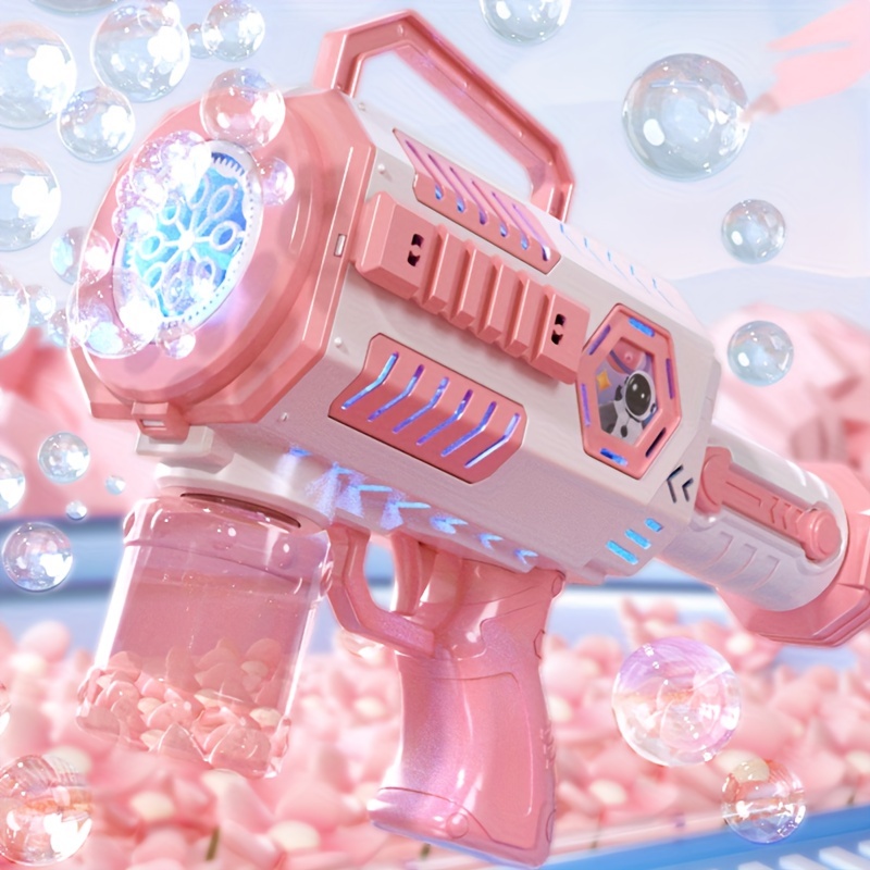  Bubble Gun Bazooka Bubble Machine 32 Hole Rich Bubbles, Bubble  Blaster, Bubble Blower, Rocket Boom Bubble Machine Gun for Kids Toddlers,  Party Favors Birthday Gift : Toys & Games