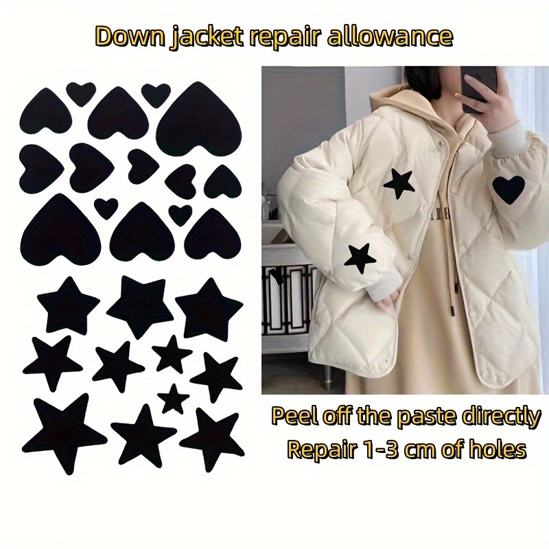 Down Jacket Repair Patch Self adhesive Fabric Patches - Temu