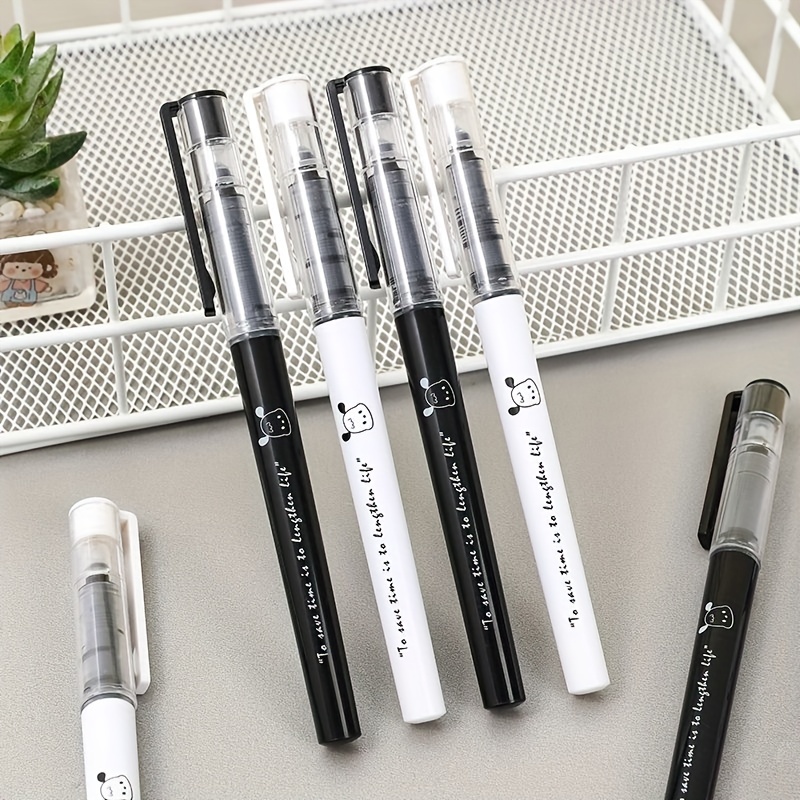 Rollerball Pen Fine Point Pens: Black Gel Liquid Ink Pens Extra Thin Fine  Tip Pens, Rolling Ball Point Writing Pens For Note Taking, Signature,  Journal, Office/stationary Supplies - Temu