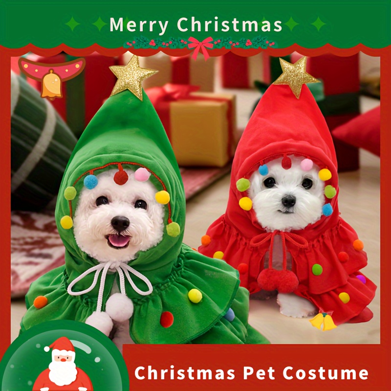 Mono Disfraz Navideño Mascotas, Ropa Hogar Perros, Nueva Camisa Perros  Estampado Árbol Navidad Papá Noel, Rojo Verde, S-xl - Mascotas - Temu Mexico