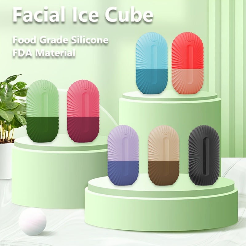 NEWGO Máscara facial fría para ojos, bolsa de hielo reutilizable, terapia  fría y caliente, máscara facial completa para migrañas, dolor de cabeza