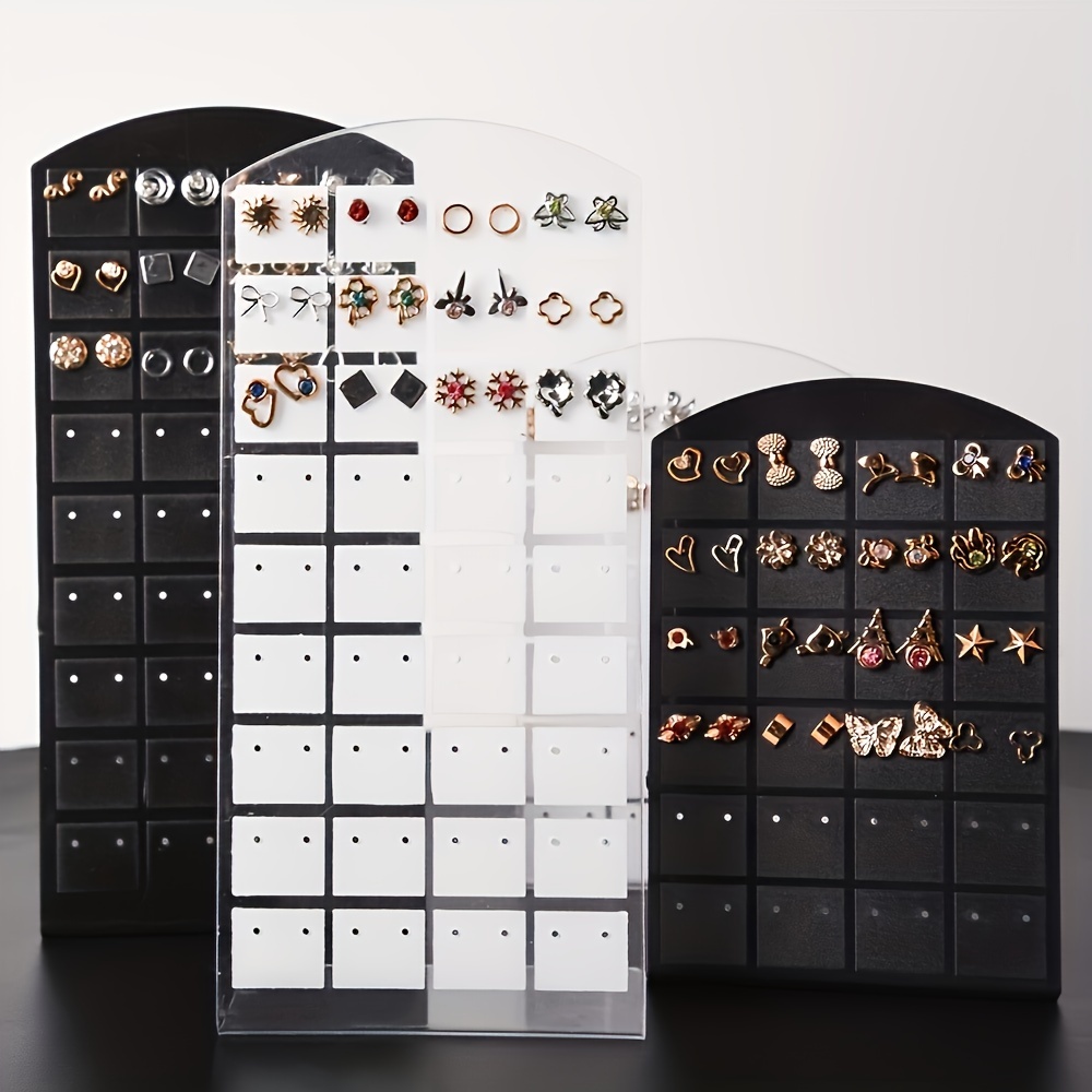Soporte de exhibición de joyas, estante de almacenamiento de joyas, aretes  colgantes, soporte creativo para collares, aretes, soporte de joyería