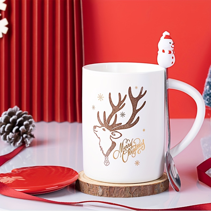 Reindeer Mug and Spoon Set