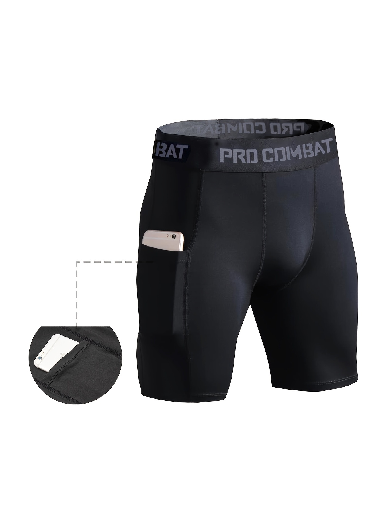 Buy TRYB Mens Compression Shorts Long Leg Performance Underwear Spandex  Running Workout Athletic Quick Dry Tights Boxer Brief Trunk (Pack of 2)_NEW  Online at Best Prices in India - JioMart.