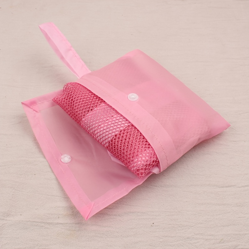 Large Mesh Beach Bag for Sand Toys and Sea Shells Durable Tote Bag