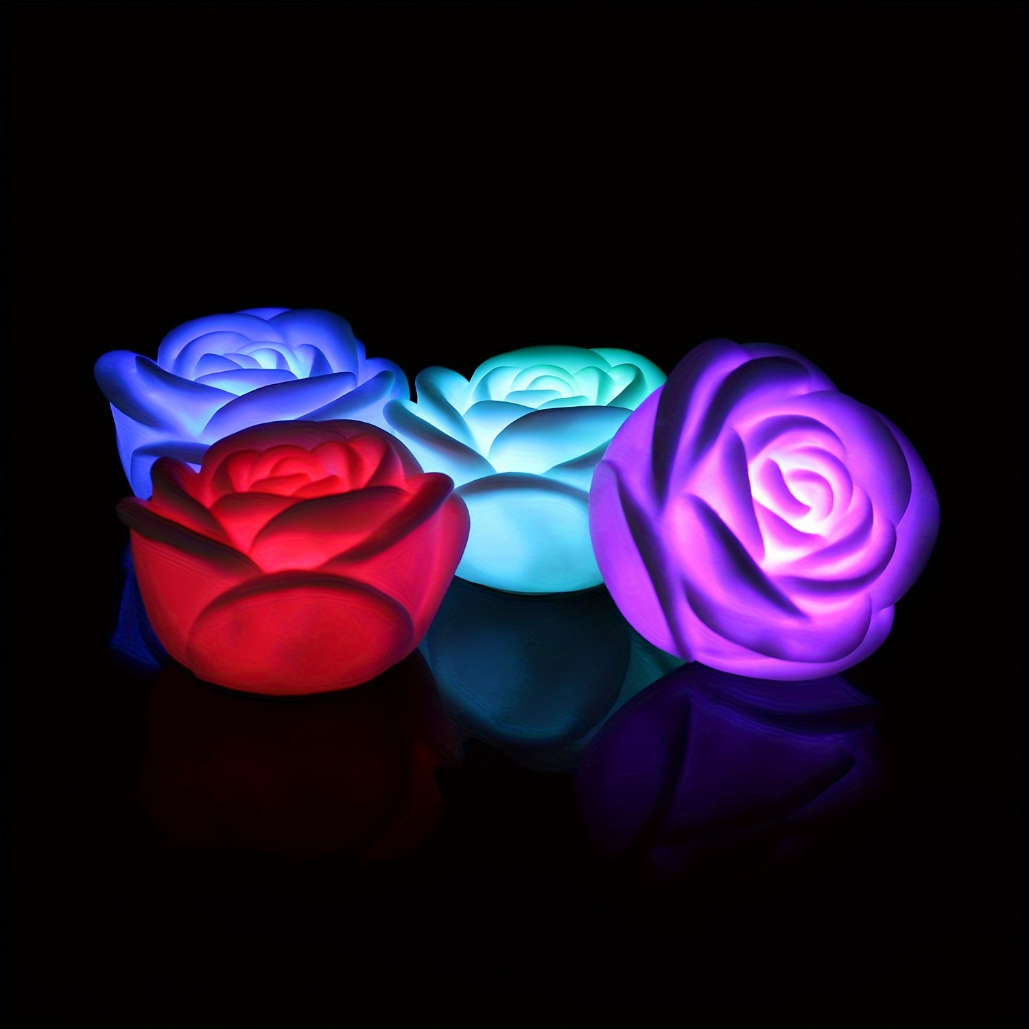 LED Ballon Lumineux Bouquet De Rose, Fête des Ballon Transparent