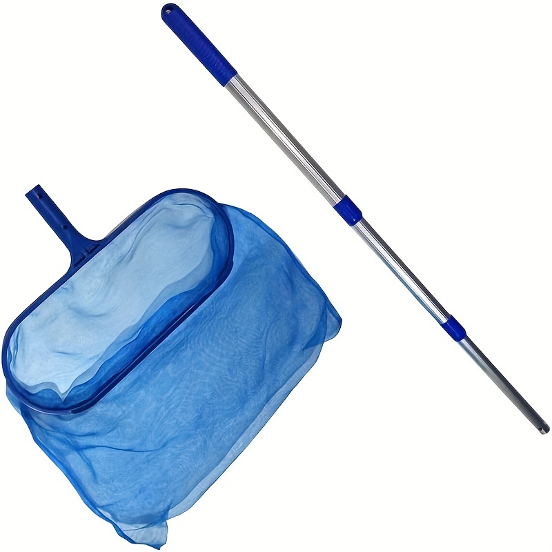 Pool Skimmer Net Telescopic Pole Leaf Skimmer Mesh Rake Net - Temu