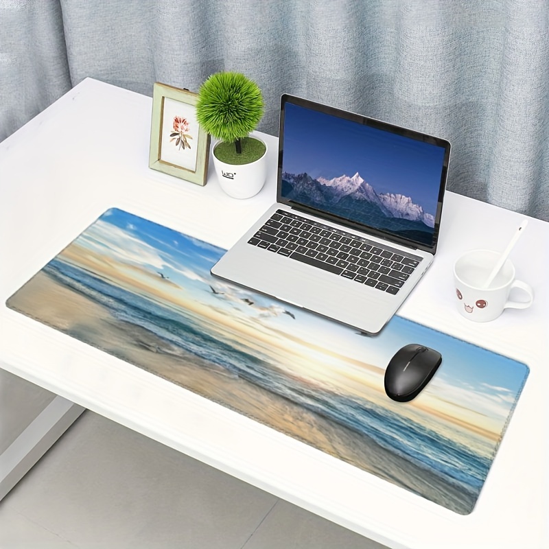 Large Mouse Pad Gaming Desk Mat Xxl Mousepad With Stitched - Temu