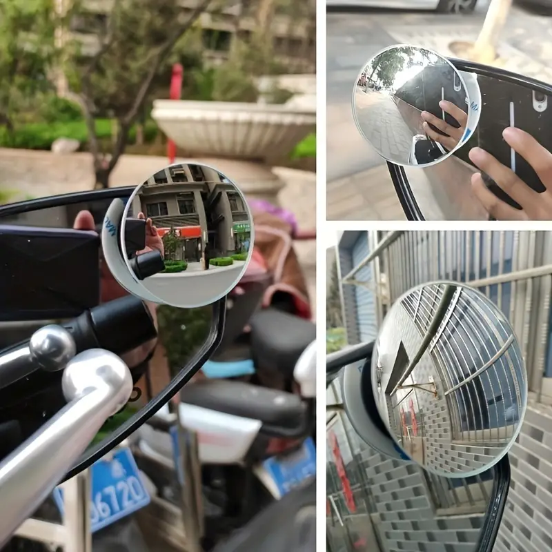 Motorcycle Rearview Mirror Wide angle Hd Blind Spot Mirror - Temu