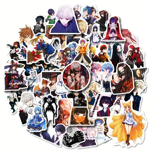 50pcs Anime Mixed Stickers Classic Anime Stickers For Kids - Temu