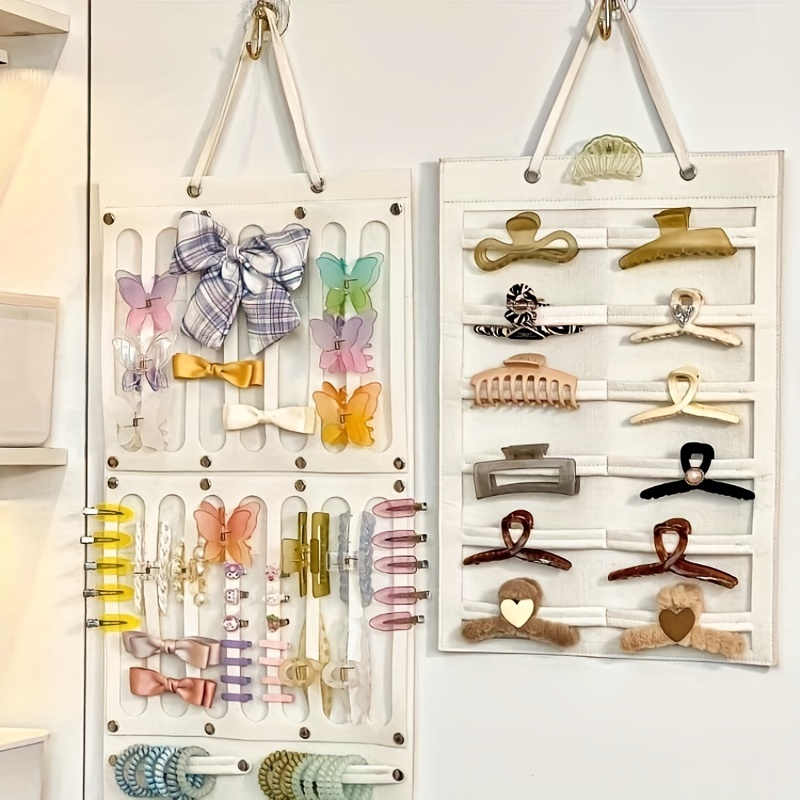 Felt Hair Clip Storage Ladies Hanging Hair Clip Storage - Temu