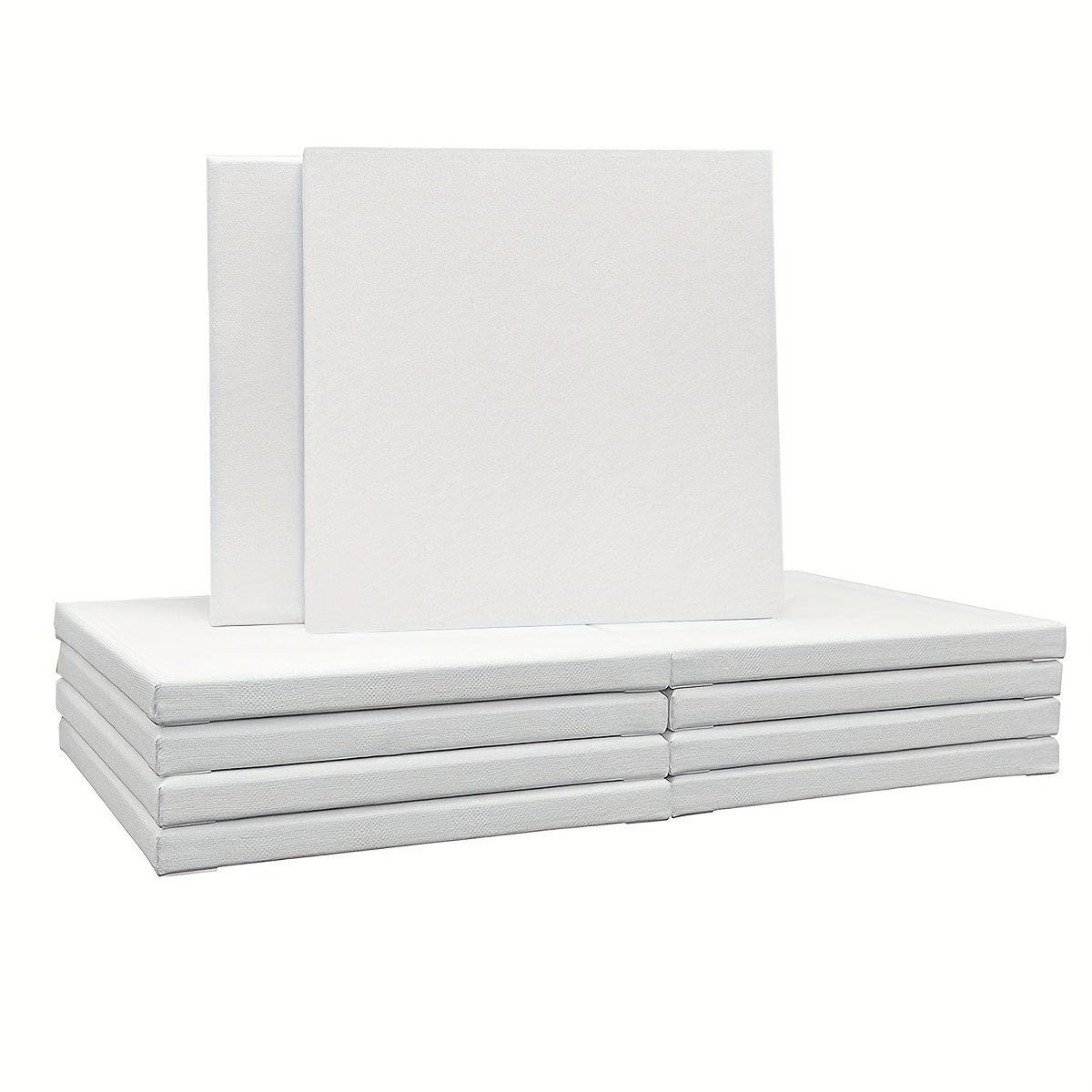 Paint Canvases For Painting,,, Acid Free Canvases For Painting, Art Supplies  For Adults And Teens, White Blank Flat Canvas Boards For Acrylic, Oil,  Watercolor & Tempera Paints. - Temu