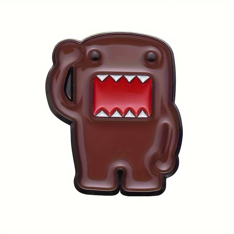 Image of Creative Fashion Enamel Pin Featuring A Cute Cartoon Mascot, Perfect For Bags And Additions