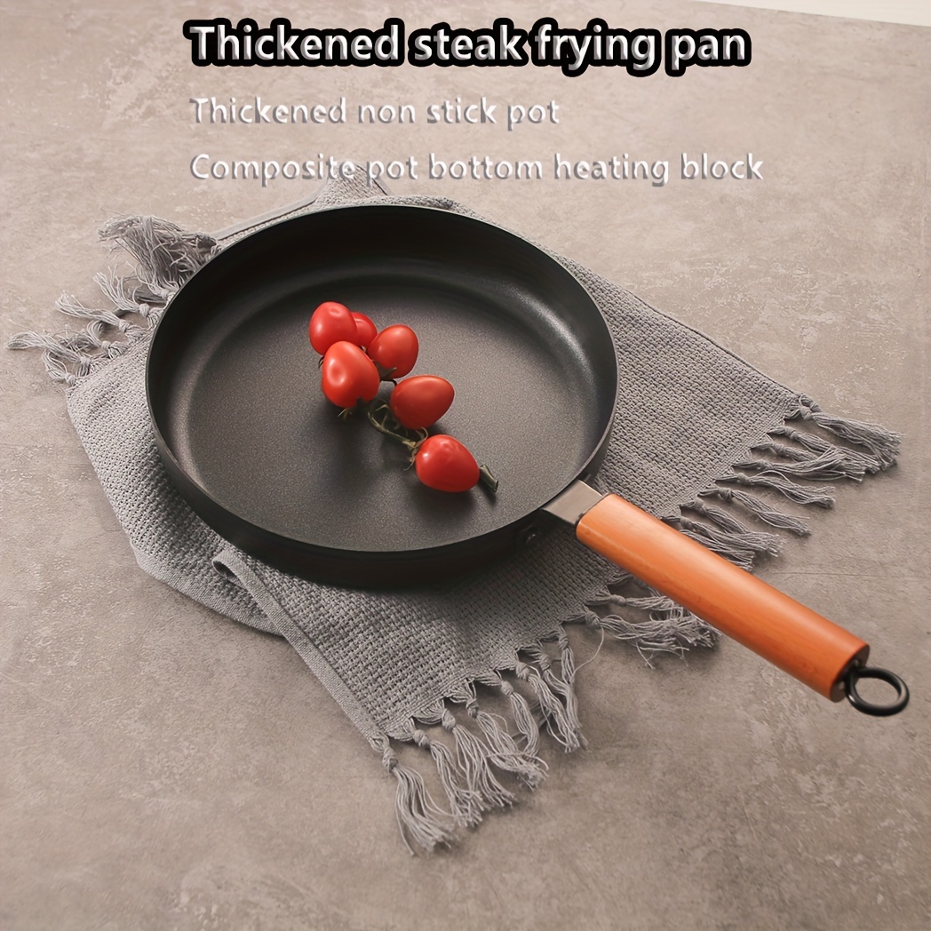 Thicken Wok Pan Home Garden Non-stick Skillet Stainless Steel Pan Gas  Stoves Cooking Pot Cauldron Cast Iron For Kitchen