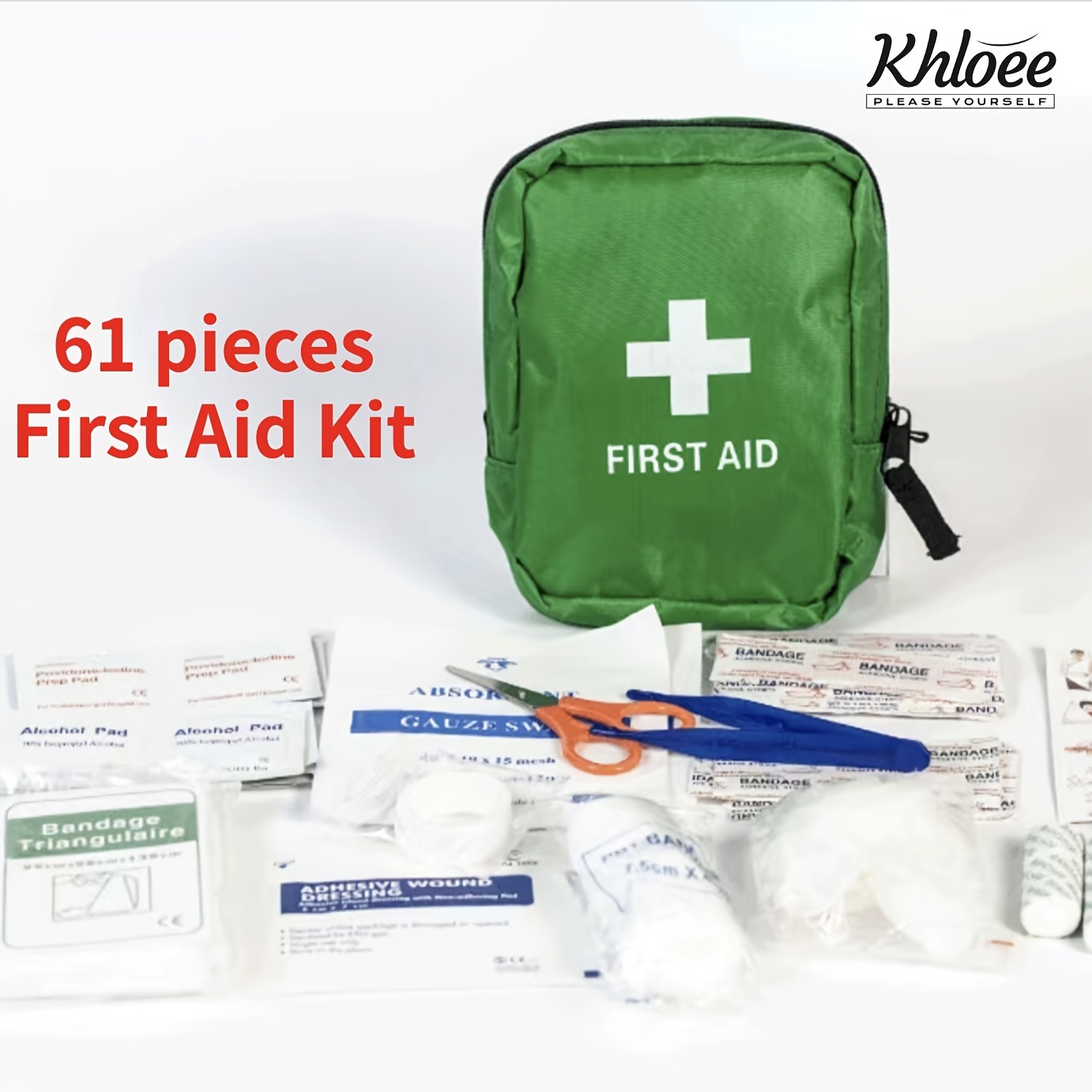 Erste Hilfe Set,184 Stück Medizinisch Überlebens Kompakt Kit Kasten,First  Aid Kit,Verbandskasten Zuhause,Ideal FüR Zuhause Auto Reisen Camping Und