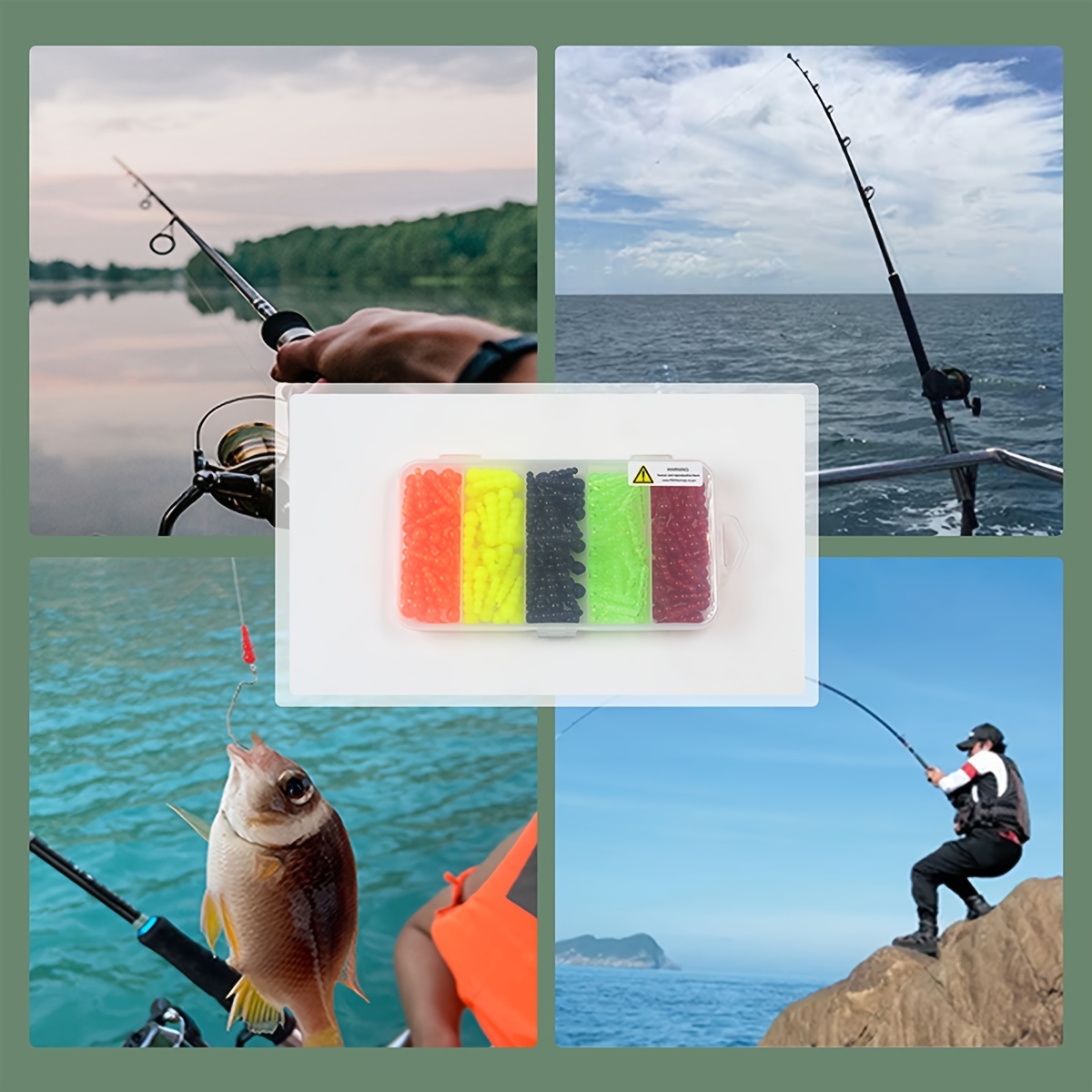 Tapered Beads Fishing Plastic Fishing Bead Lure Tackle - Temu Canada