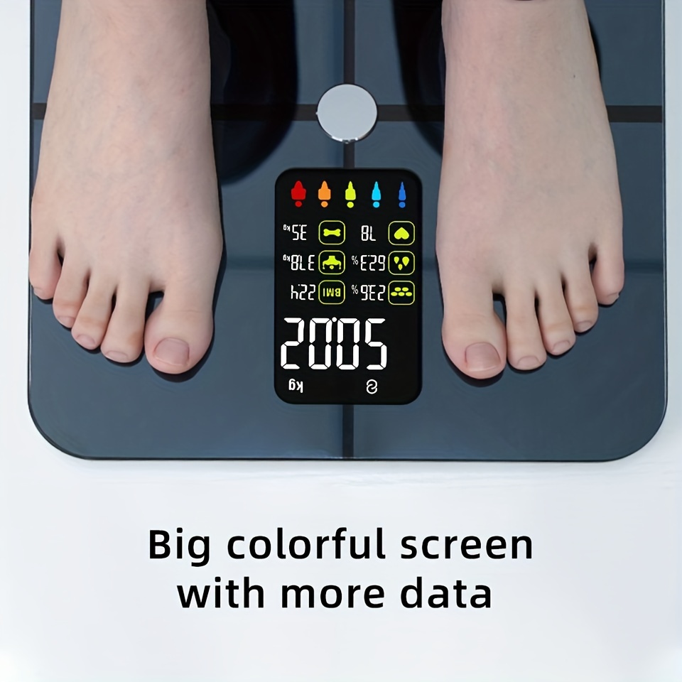 Body Fat Scale, Lepulse Large Display Scale for Body Weight, High Accurate  Di