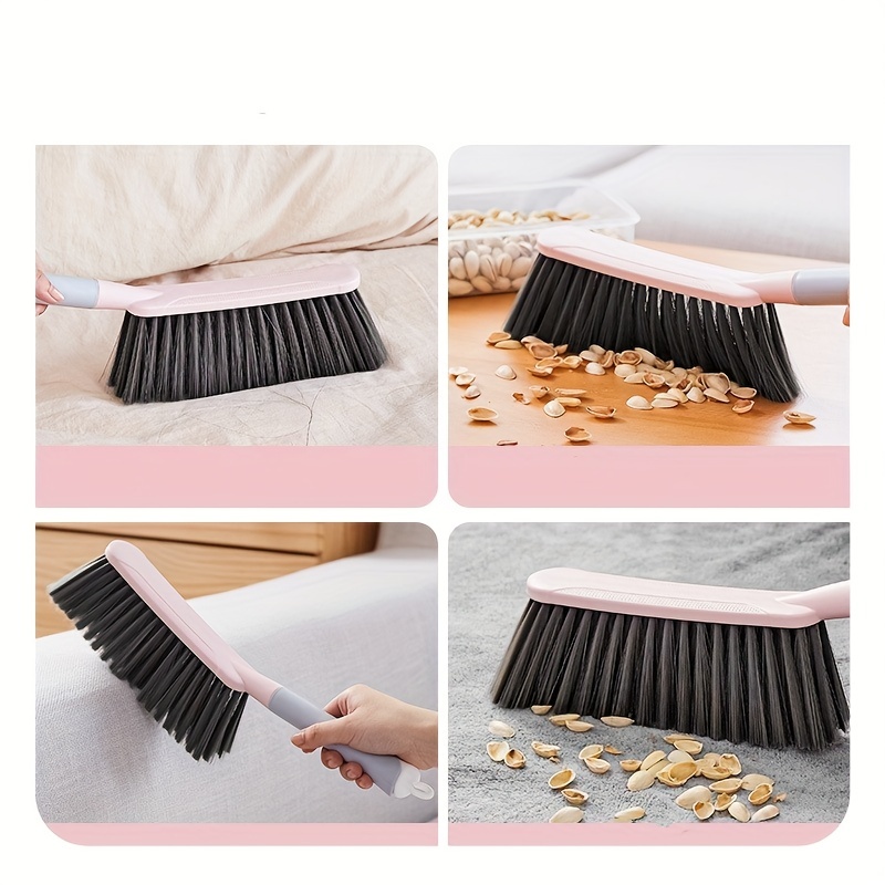 1pc Long Handled Soft Bristle Brush For Cleaning Sofa, Bed