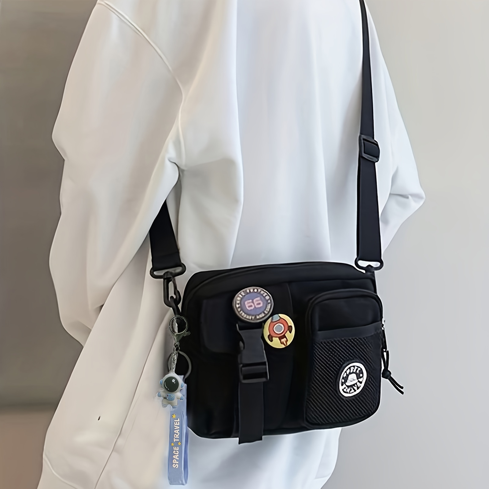Canvas Candy Color Bag Strap Adjustable Shoulder Strap Rivet - Temu