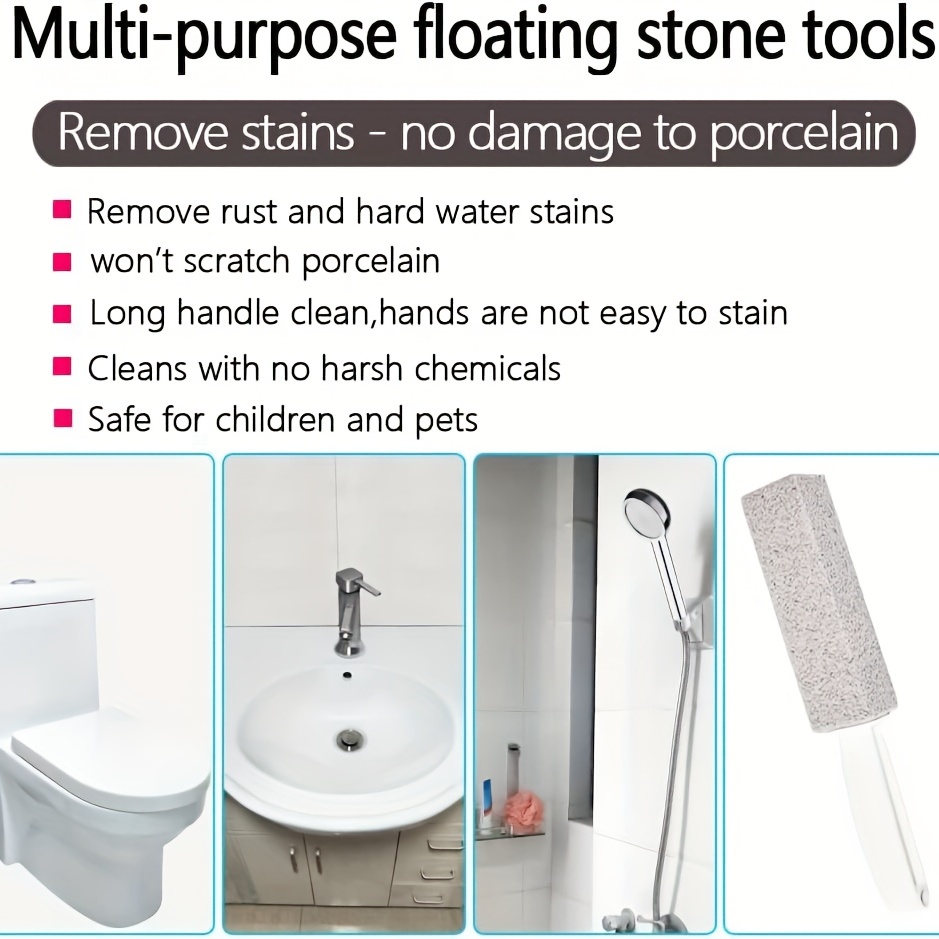 Eliminate Stubborn Hard Water Rings With This Pumice Stone - Temu