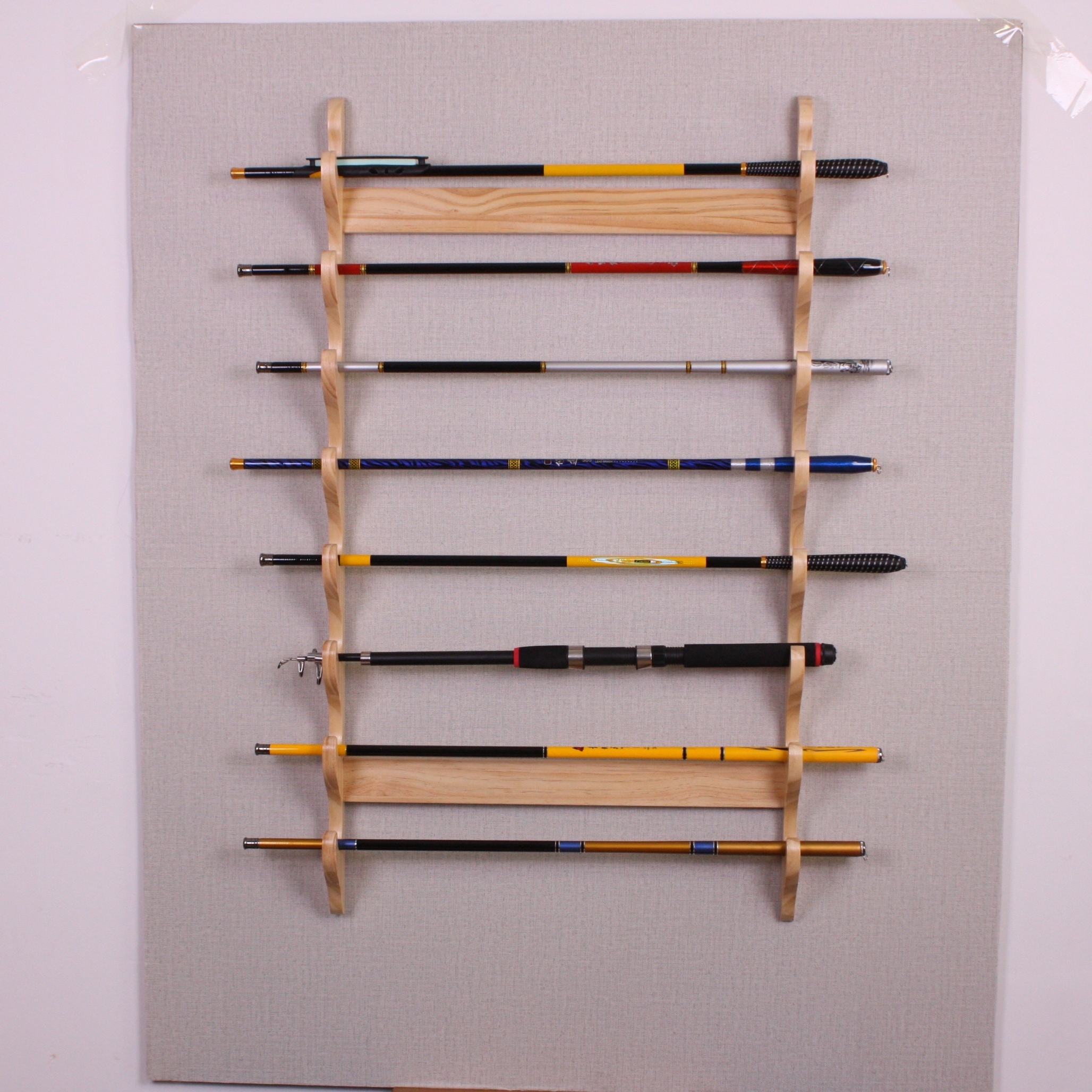 Wall mounted Fishing Rod Holder Conveniently Store Organize - Temu