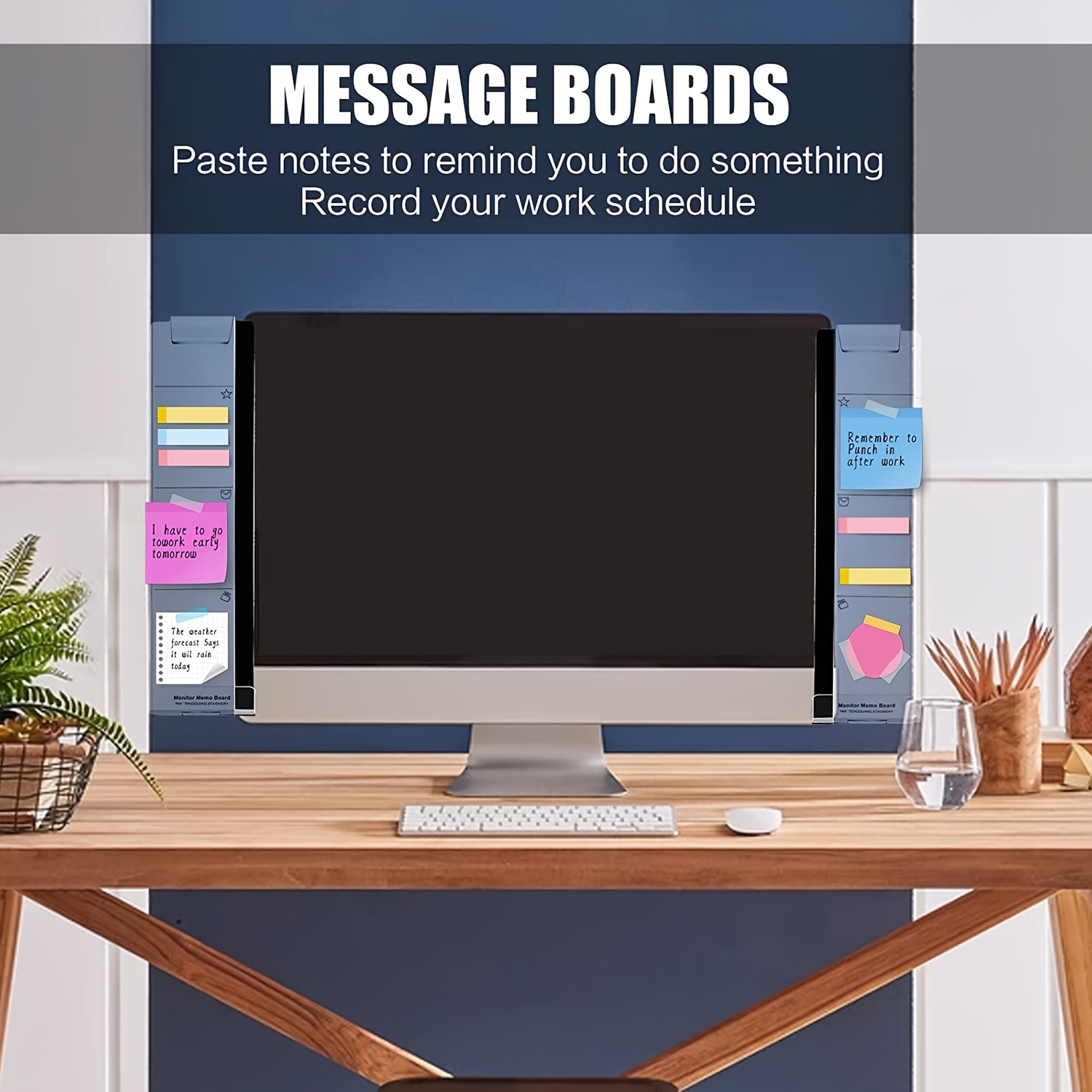 Computer Monitor Memo Board: Perfect Office Accessories For - Temu