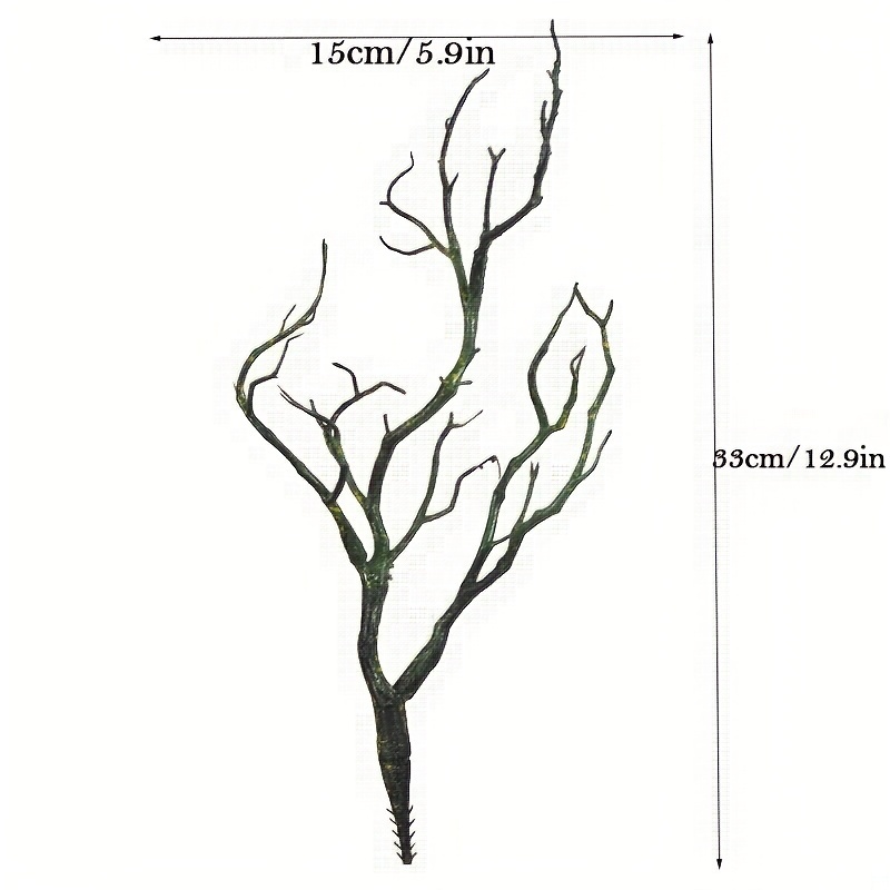 3pcs Large Wedding Decoration Branch Simulation Plastic Dried Tree Branches  Artificial Fake Foliage Plant