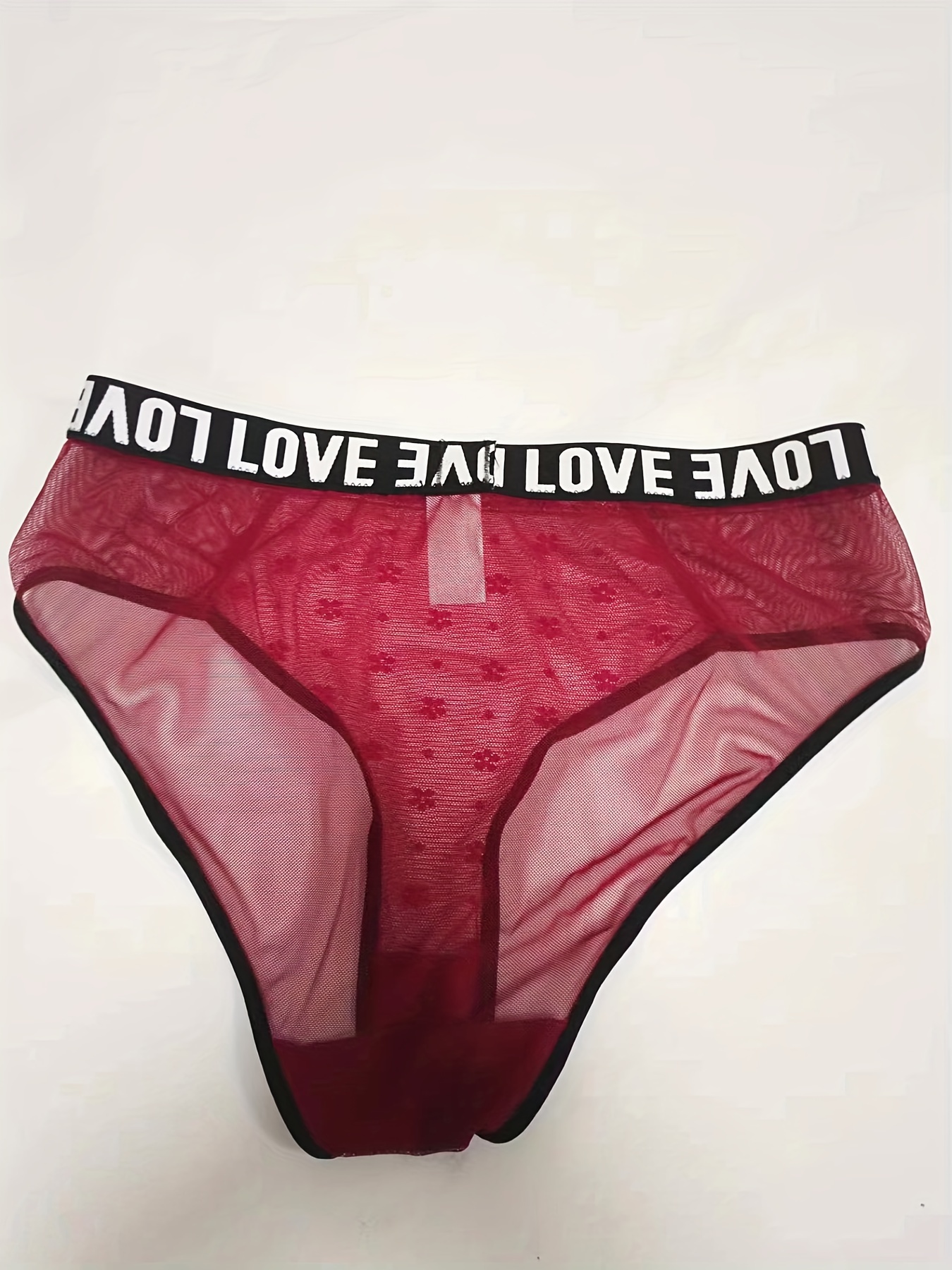 Plus Size Romantic Panties Set Women's Plus Heart Letter - Temu Luxembourg