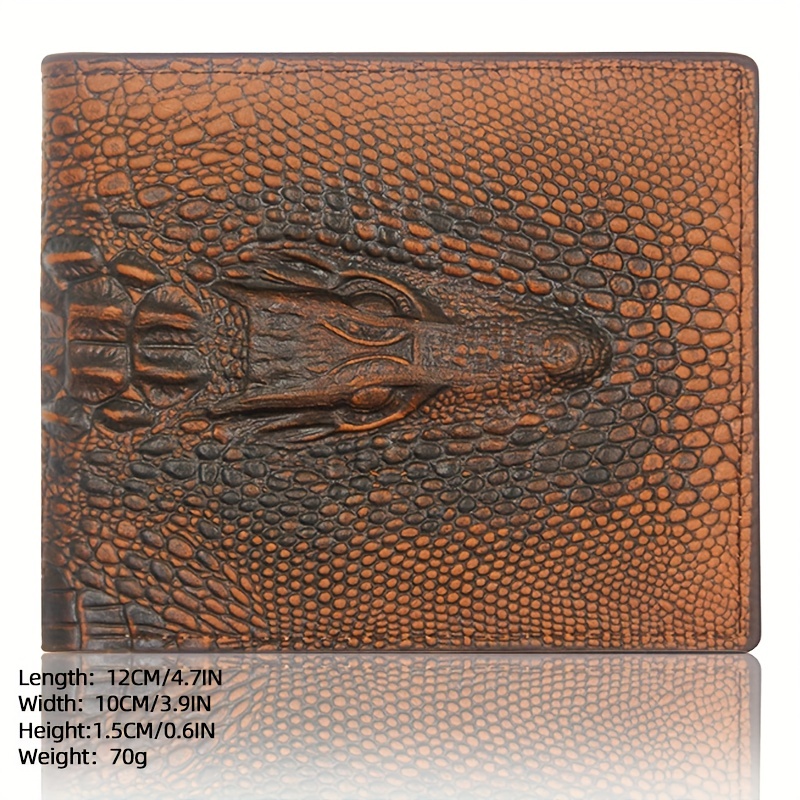 Full Alligator Skin Suit Wallet for Men Crocodile Multi-Card Long