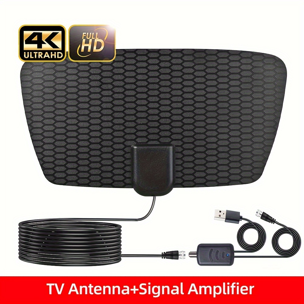 Antena Tv Antena Tv Digital Nueva 2023 Portátil Hd Antena Interior  Compatible 4k 1080p Ajuste Tv Inteligente Smart 360 ° Receptor Señal  Amplificador Señal Booster-10ft (aproximadamente ) Cable Hdtv Coaxial -  Hogar Inteligente - Temu Chile