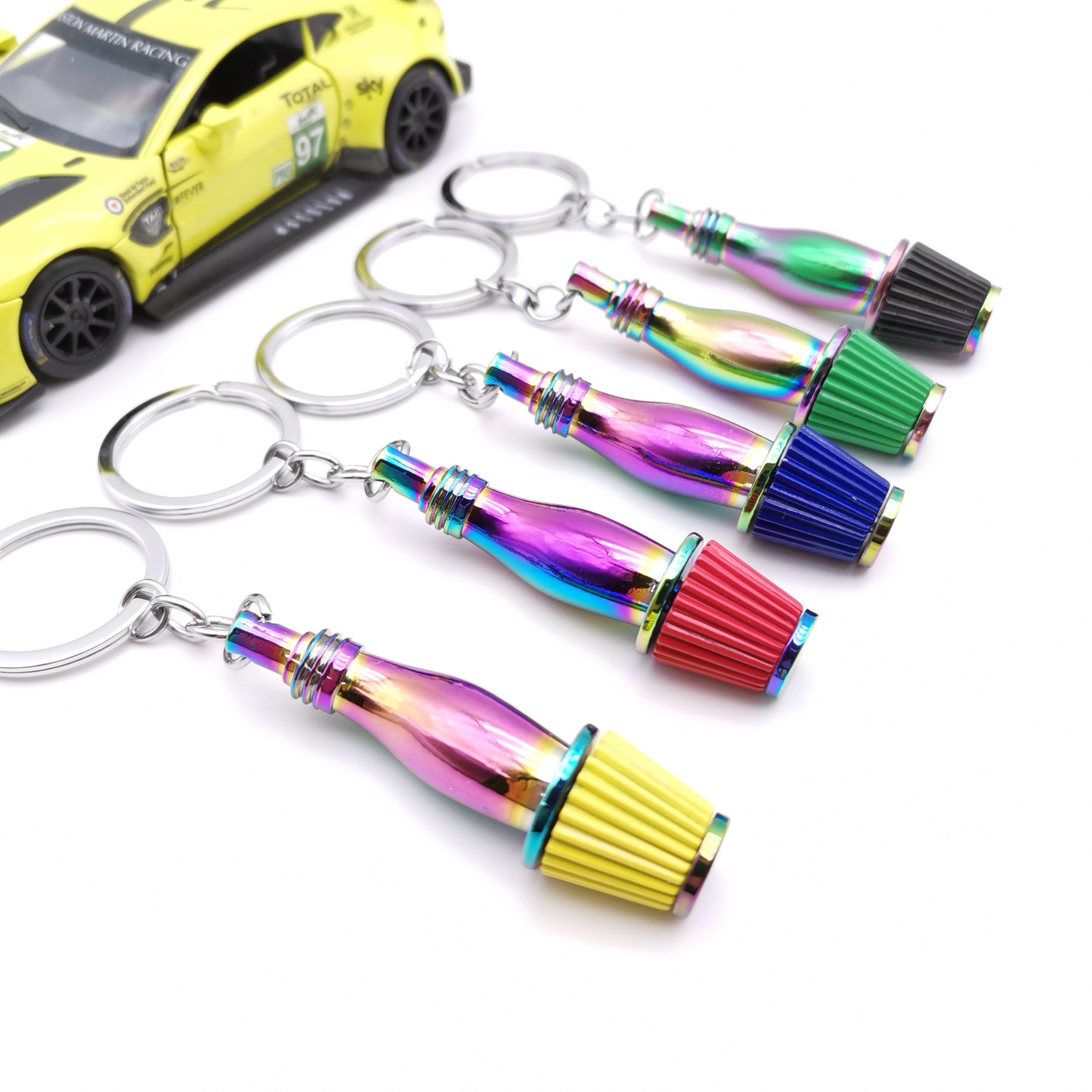 Upgrade Car Jdm Eagle Mouth Blue Sparco Keychain Spinner - Temu