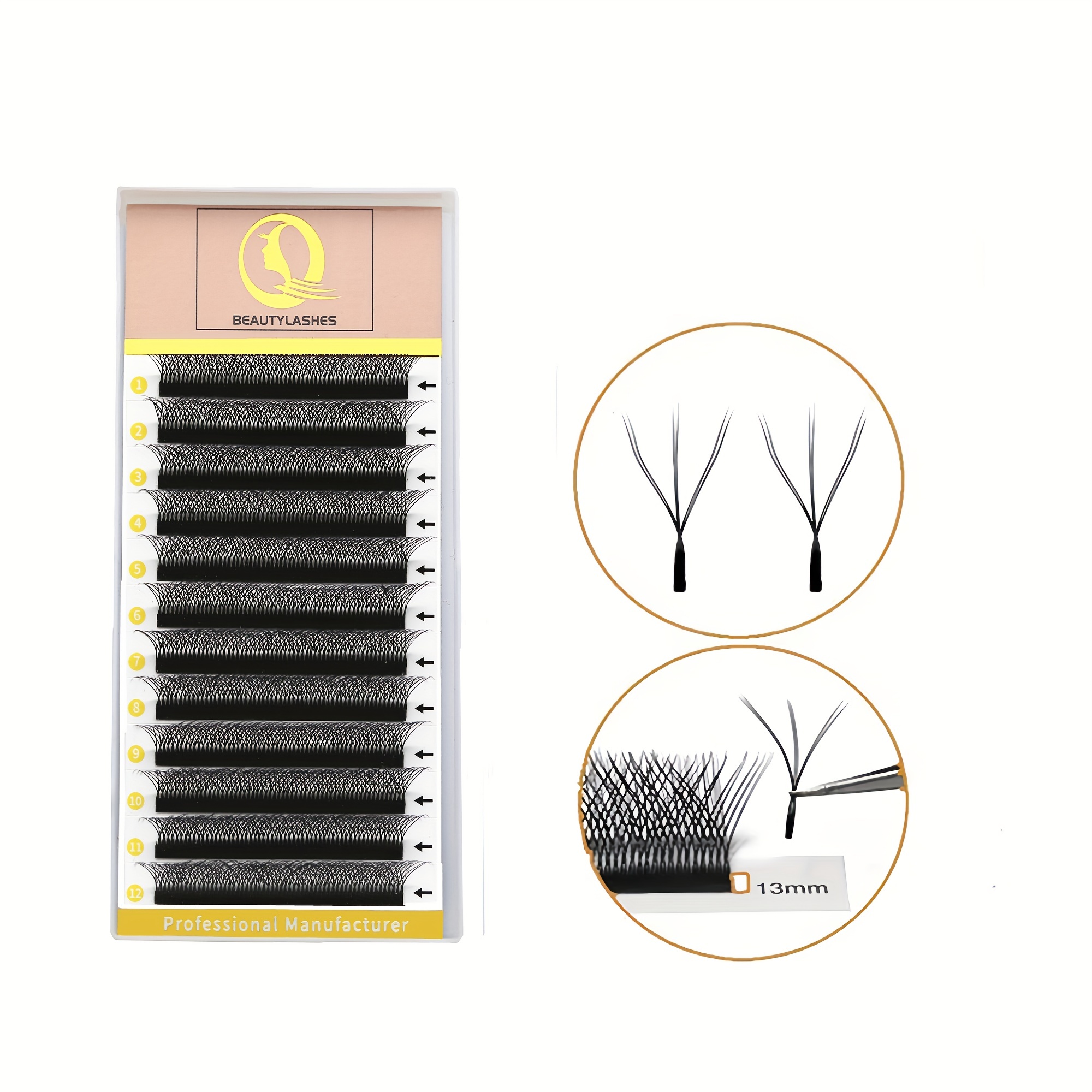 6D W Lashes Cluster 0.07 Eyelashes Extension DIY Grafting False Eyelashes