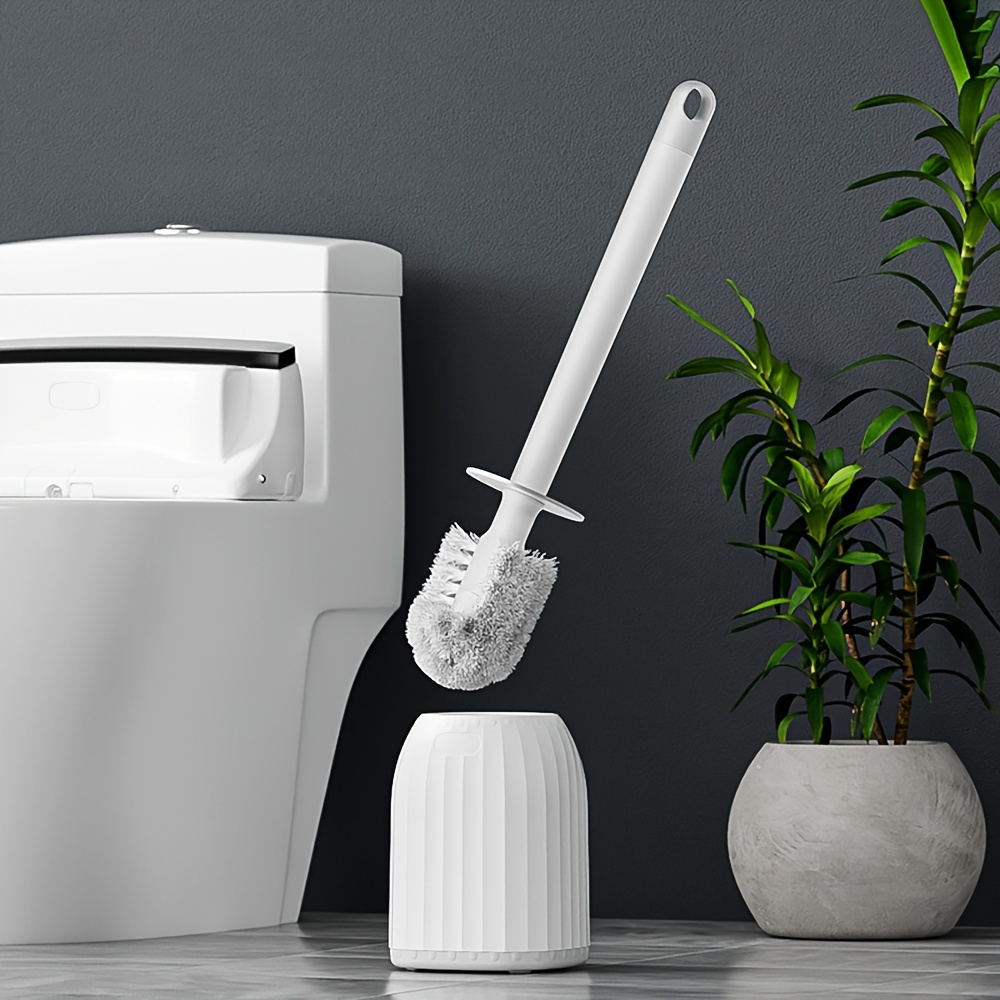 Wall Mounted Toilet Brushes With Holder No Dead Corner - Temu