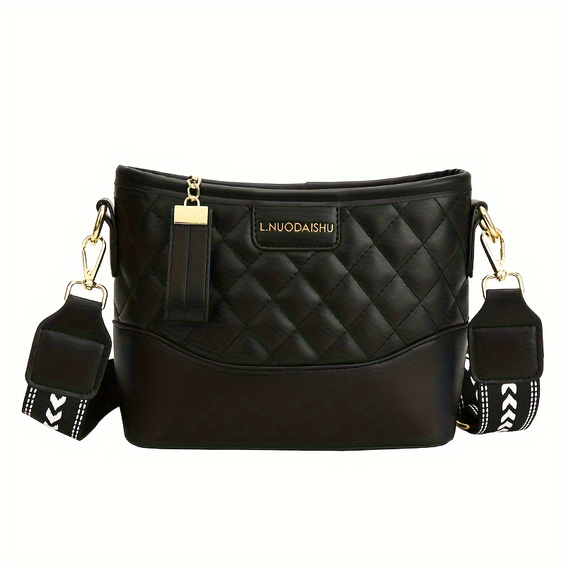 Thread Black Crossbody Bag