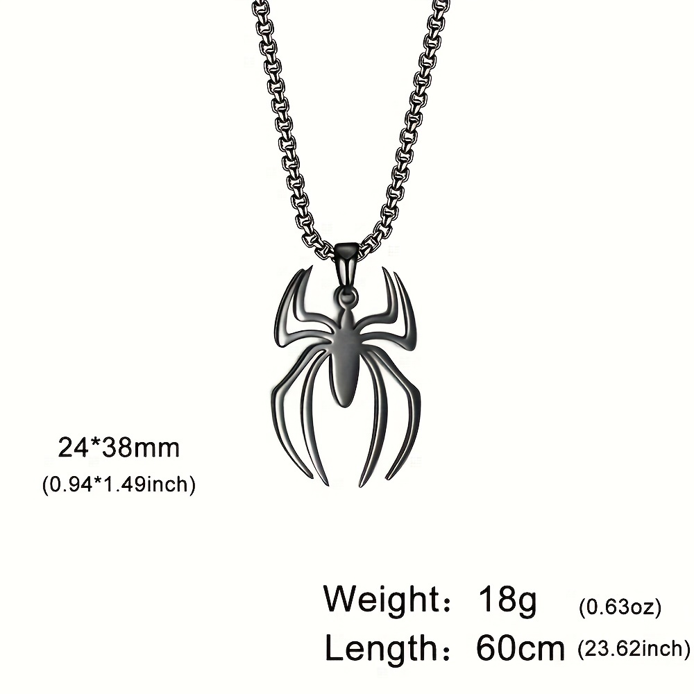 Spiderman Large Medallion Necklace