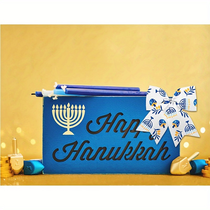 Star Of David And Gold Hanukkah Wrapping Paper Rolls, 2 Rolls