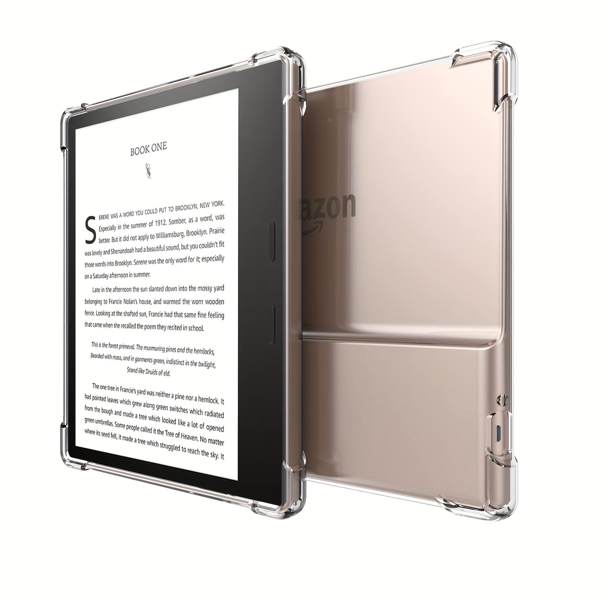 Funda transparente compatible con todos los Kindle de 10ª generación 2019  de 6 pulgadas (no compatible con Kindle Paperwhite/Kindle Oasis), funda