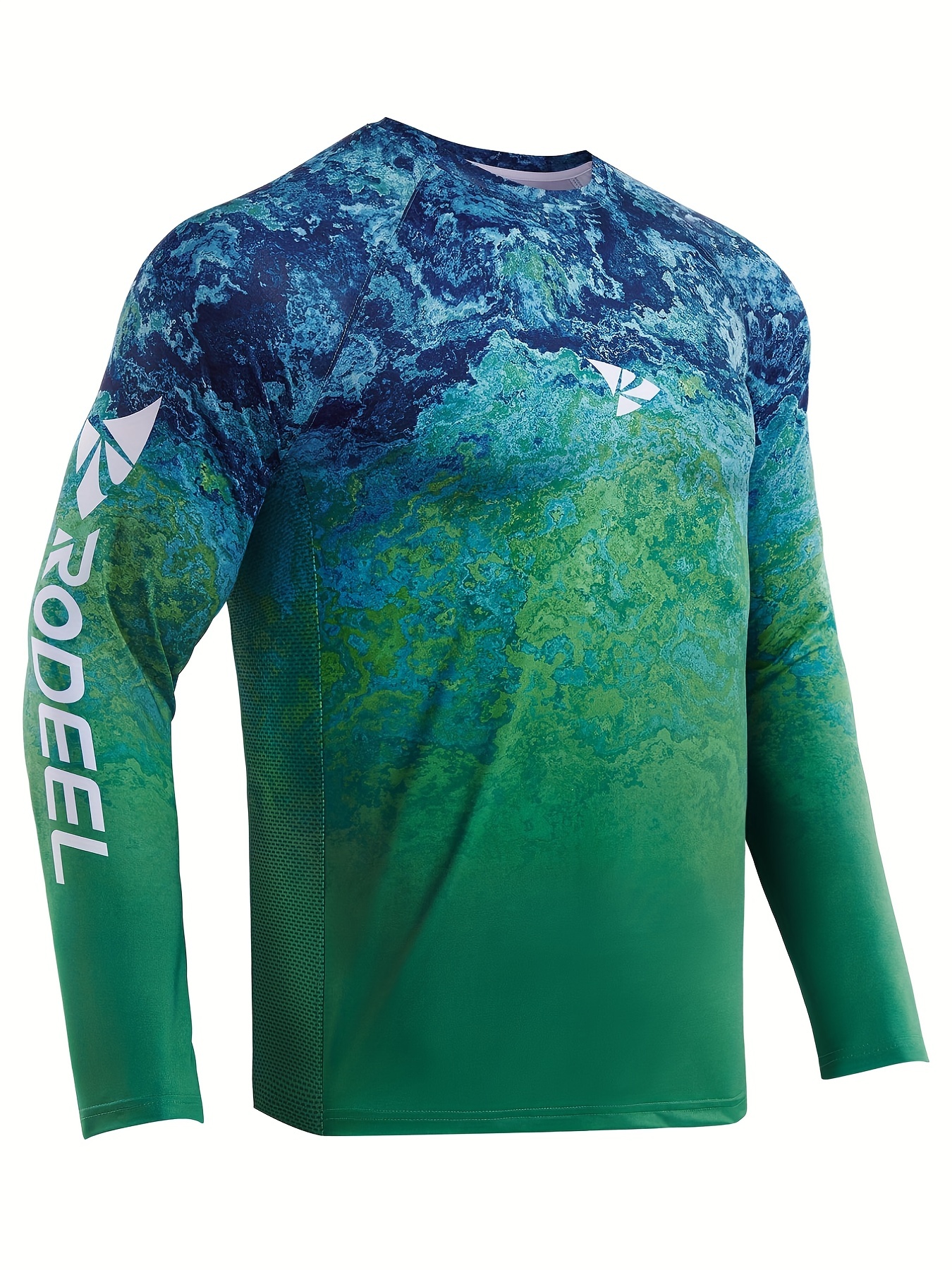 Men's Upf 50+ Sun Protection Camo Shirt: Quick Dry, Breathable, Moisture Wicking Long Sleeves Rash Guard For Fishing, Hiking & Outdoor Activities