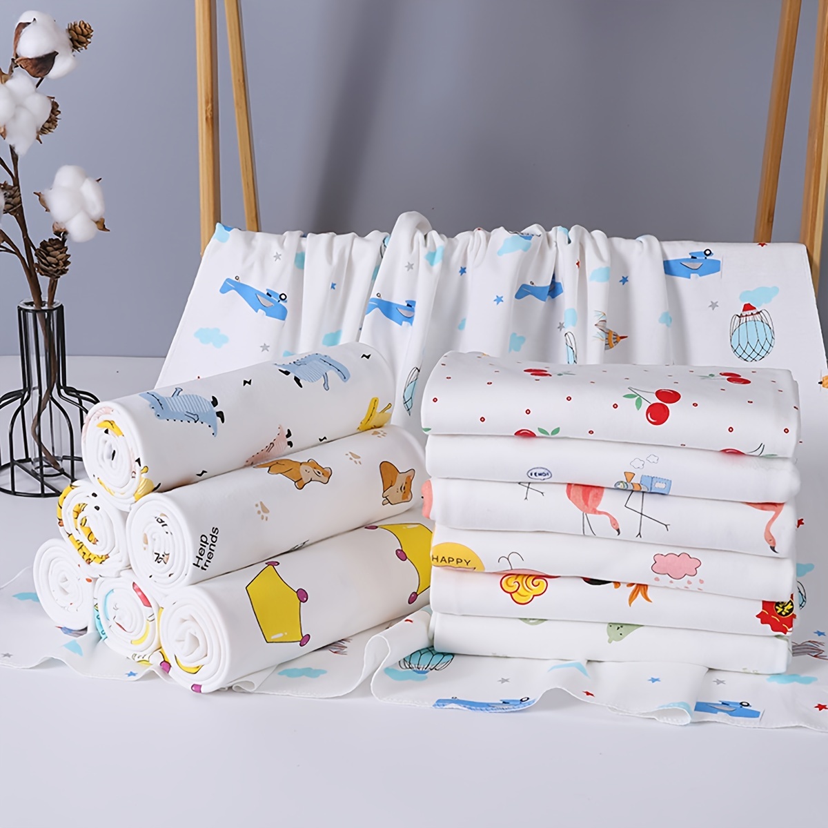 Baby Pure Cotton Wrap Blanket for Newborns
