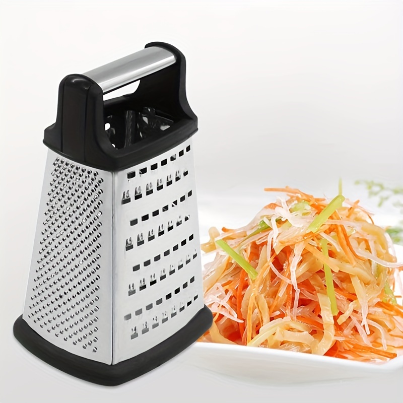 Cheese Grater, Multipurpose Kitchen Box Graters with Double Sided Removable  Container, Professional Box Grater for Cheese, Vegetables, Ginger, Garlic