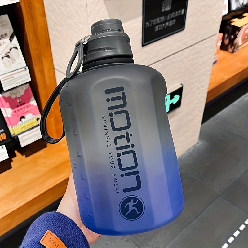 Large Capacity Big Belly Water Cup, Gradient Color Leakproof Plastic Water  Bottle, Suitable For Fitness Sports - Temu